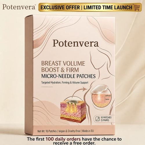 Potenvera® Targeted Breast Enhancement Advanced Nano Microneedle Patch